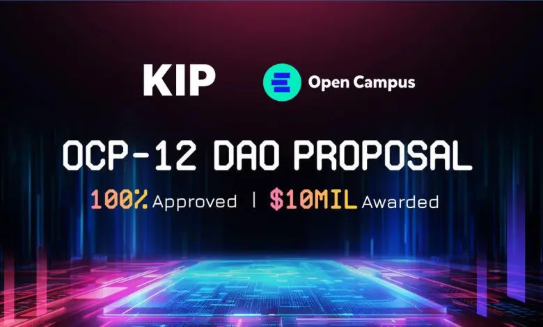 الموافقة على اقتراح منظمة DAO بقيمة 10 ملايين دولار من بروتوكول KIP لتحويل التعليم لـ 250 مليون طالب على مستوى العالم