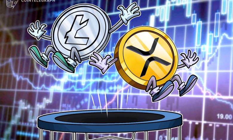 يقلب Litecoin لفترة وجيزة XRP باعتباره رابع أكبر عملة مشفرة وسط خلاف Ripple – SEC